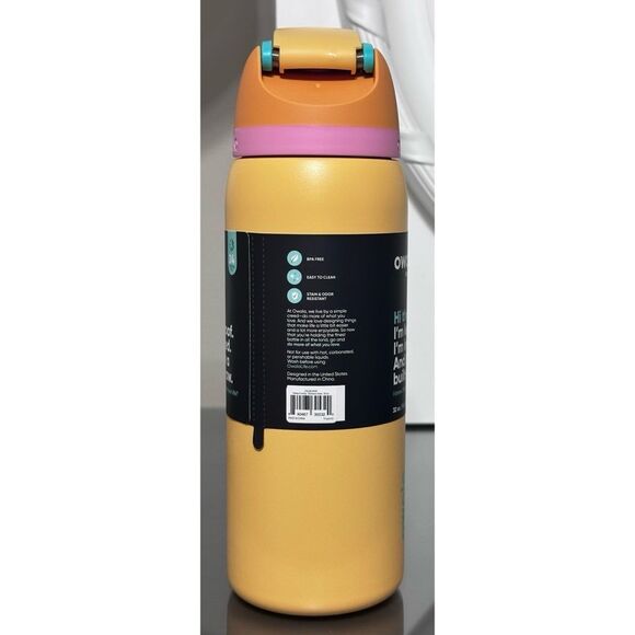 Owala COLOR DROP “TROPSICLE” 32oz FreeSip Water Bottle - Picture 4 of 5